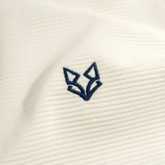 Áo Thun Polo Nam By Cotton Gân Kem Thêu Fox Phối Bo