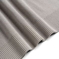 Áo Polo Dệt Kim By Cotton Visco Nâu Xám