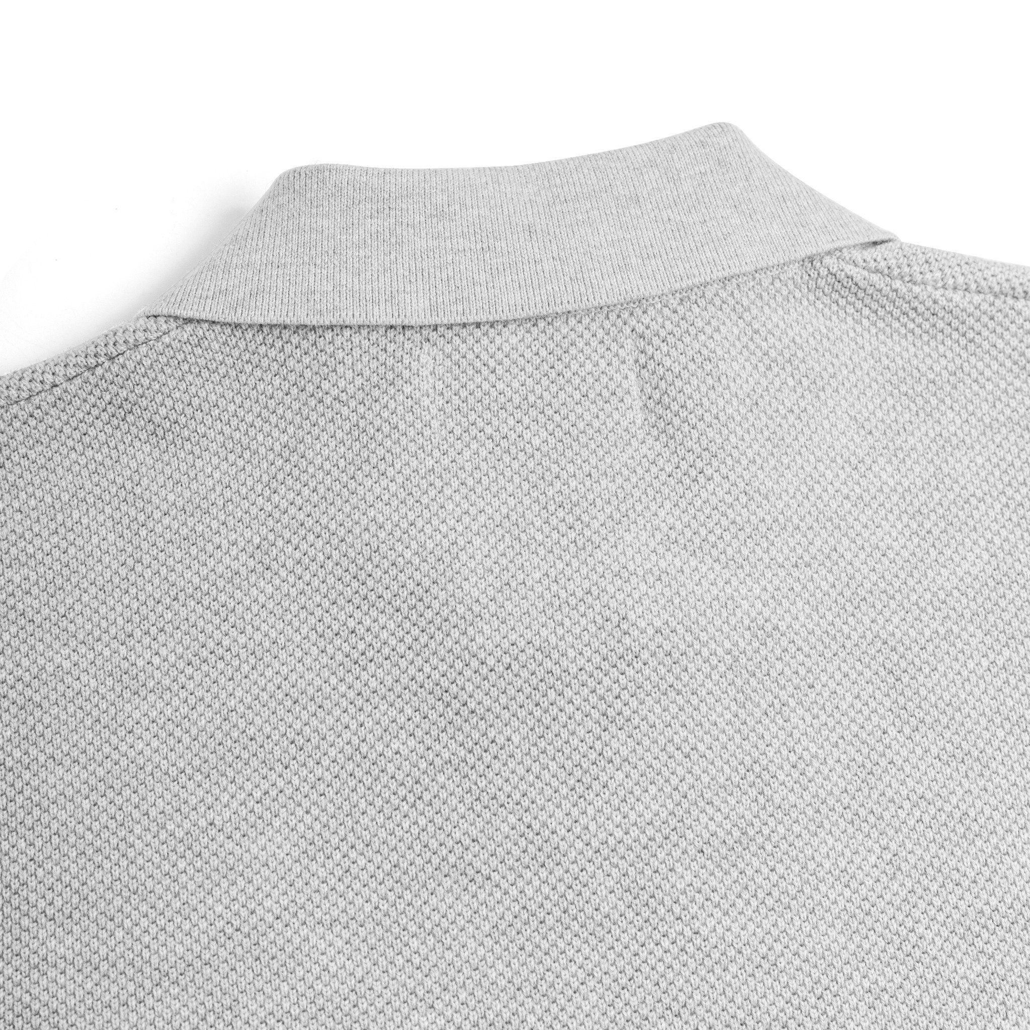 Áo Thun Polo Nam Dệt Kim By Cotton Melange Xám