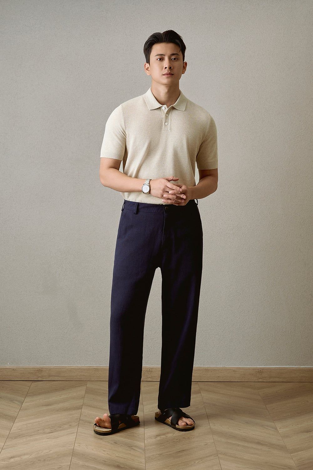 Quần Dài Soft Linen Form Straight Fit