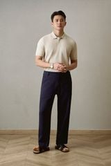Quần Dài Soft Linen Form Straight Fit
