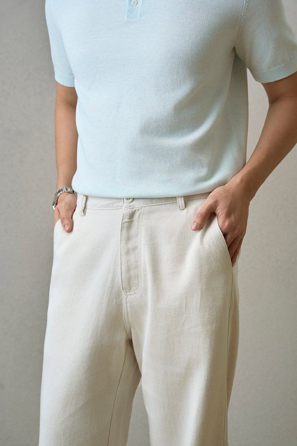 Quần Dài Soft Linen Form Straight Fit
