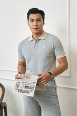 Áo Thun Polo By Cotton Pique 2.0 In Logo Phối Bo