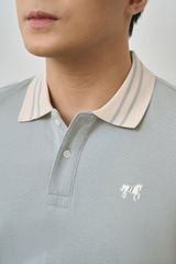 Áo Thun Polo By Cotton Pique 2.0 In Logo Phối Bo