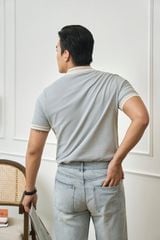 Áo Thun Polo By Cotton Pique 2.0 In Logo Phối Bo