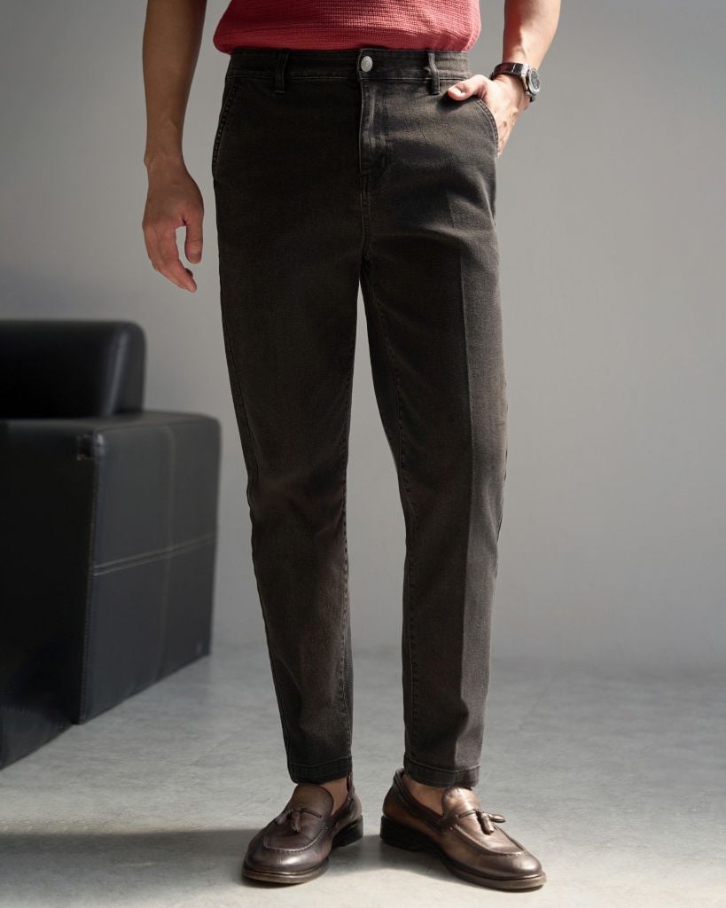 JEANS TROUSERS XÁM ĐẬM 01