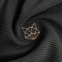 Áo Thun Polo By Cotton Gân Đen Fox