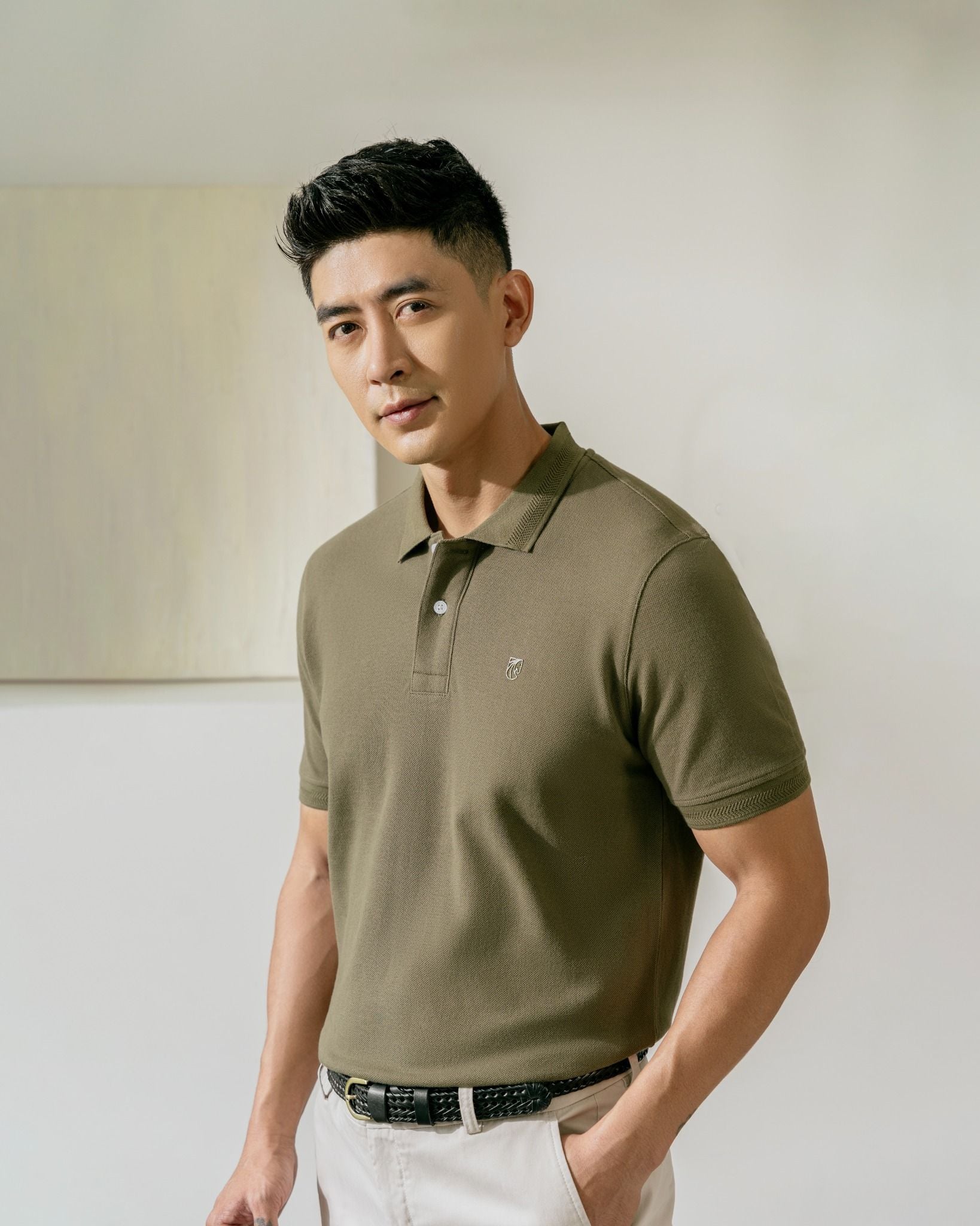 Áo Thun Polo Basic Pique 2.0 - Dark Green
