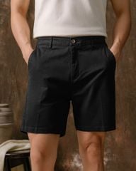 Quần Short Kaki By Cotton Đen SS2