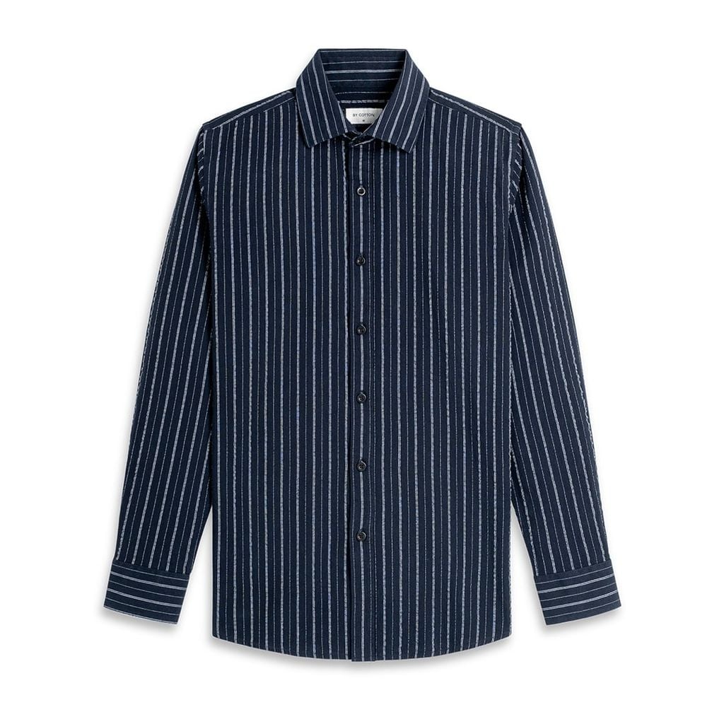 Áo Sơ Mi Cotton Sọc Đôi