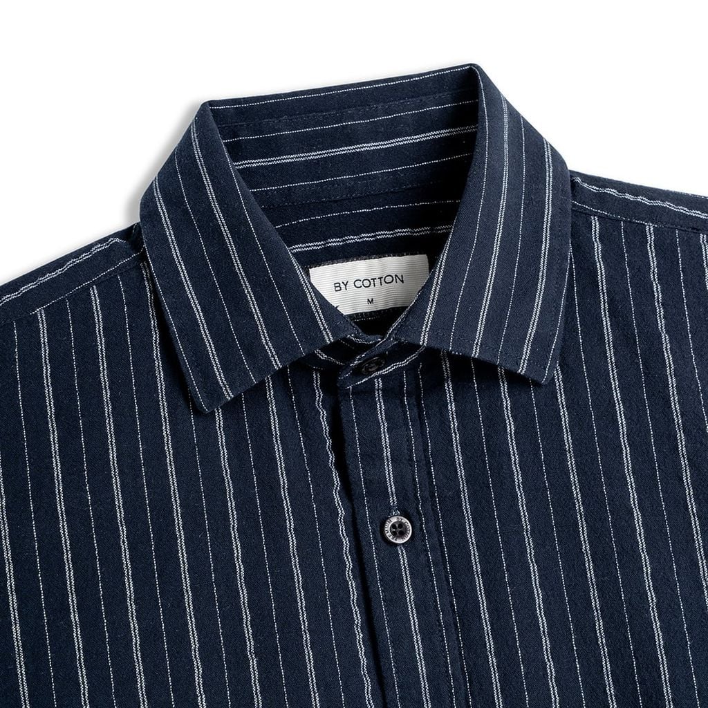 Áo Sơ Mi Cotton Sọc Đôi