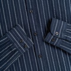 Áo Sơ Mi Cotton Sọc Đôi