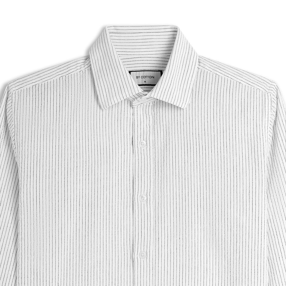 Áo Sơ Mi Cotton Sọc Nhuyễn