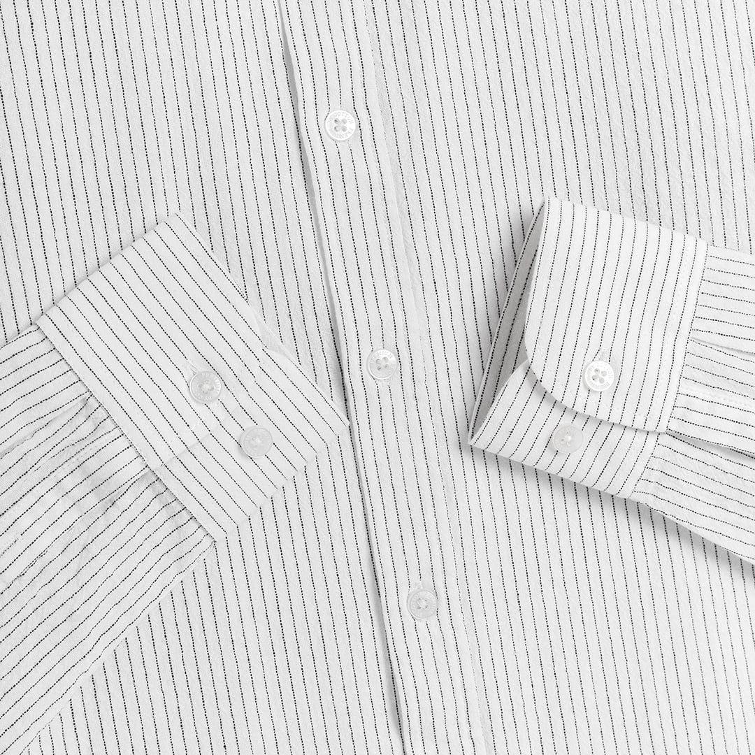 Áo Sơ Mi Cotton Sọc Nhuyễn