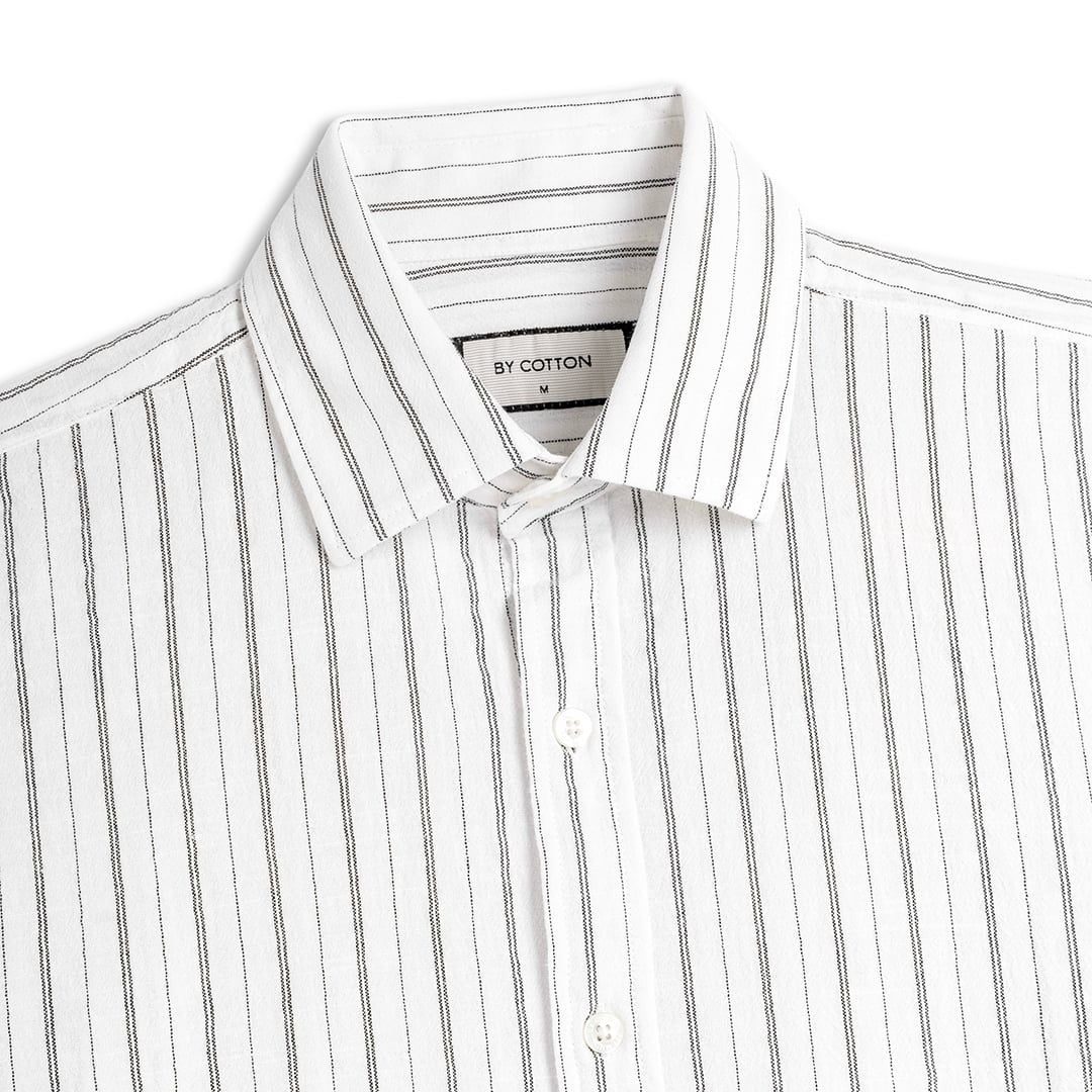 Áo Sơ Mi Cotton Sọc Đôi