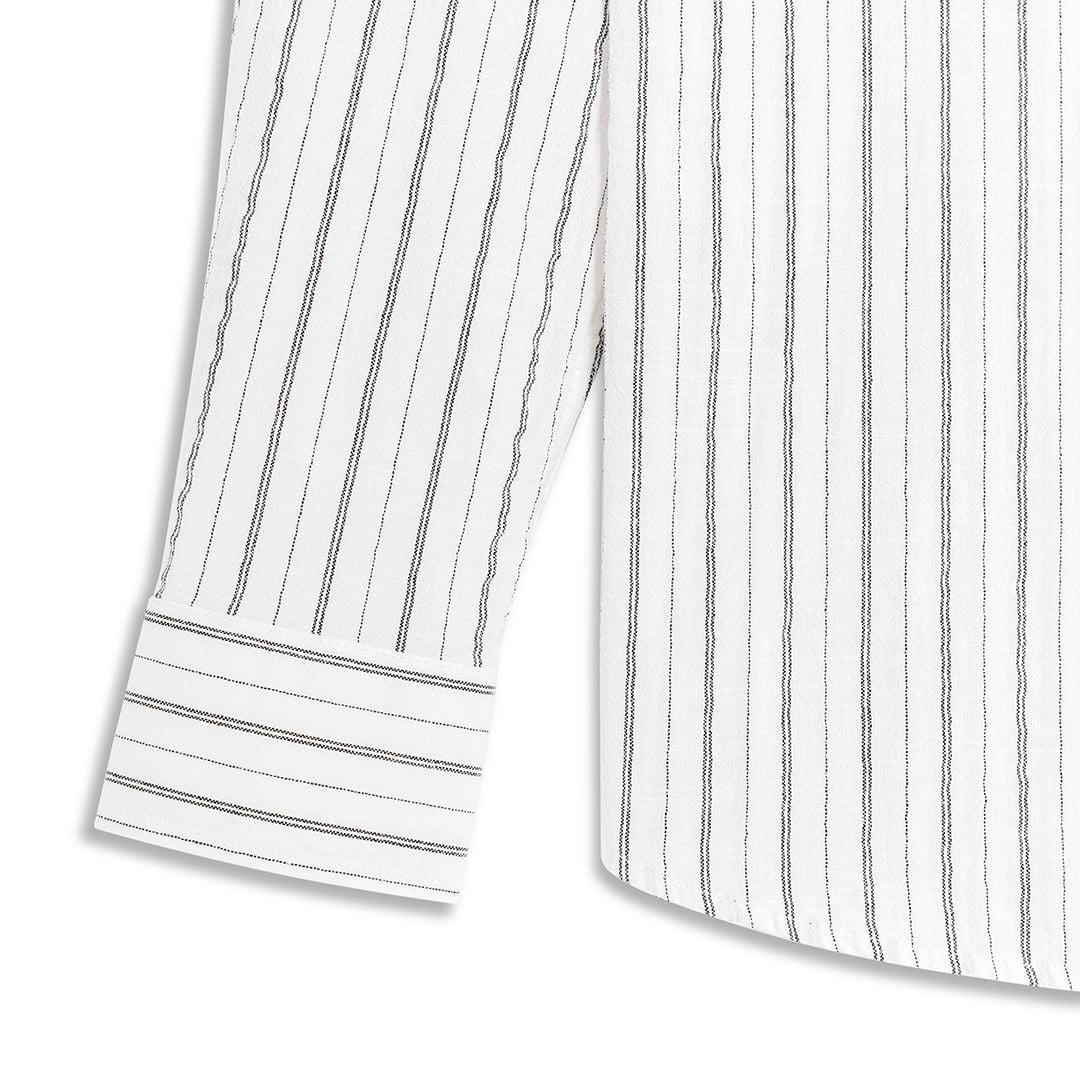 Áo Sơ Mi Cotton Sọc Đôi