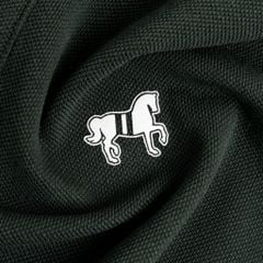 Áo Thun Polo By Cotton Pique 2.0 In Logo Phối Bo - Xanh Rêu