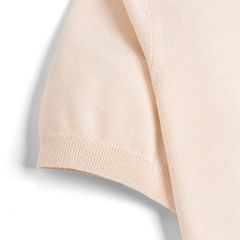 Áo Polo Dệt Kim By Cotton Micro Knit - Hồng Nhạt
