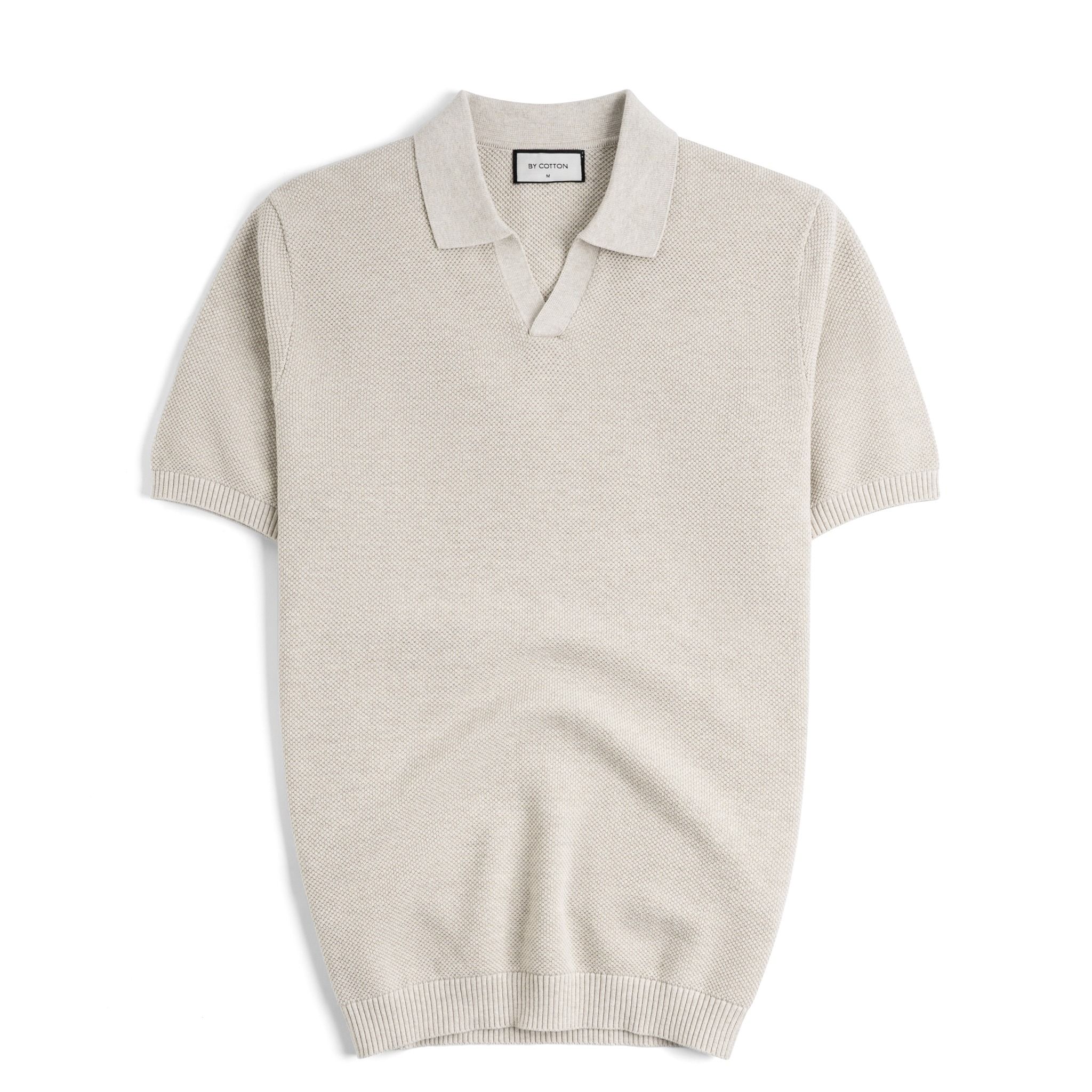 Áo Polo Nam Dệt Kim By Cotton Melange