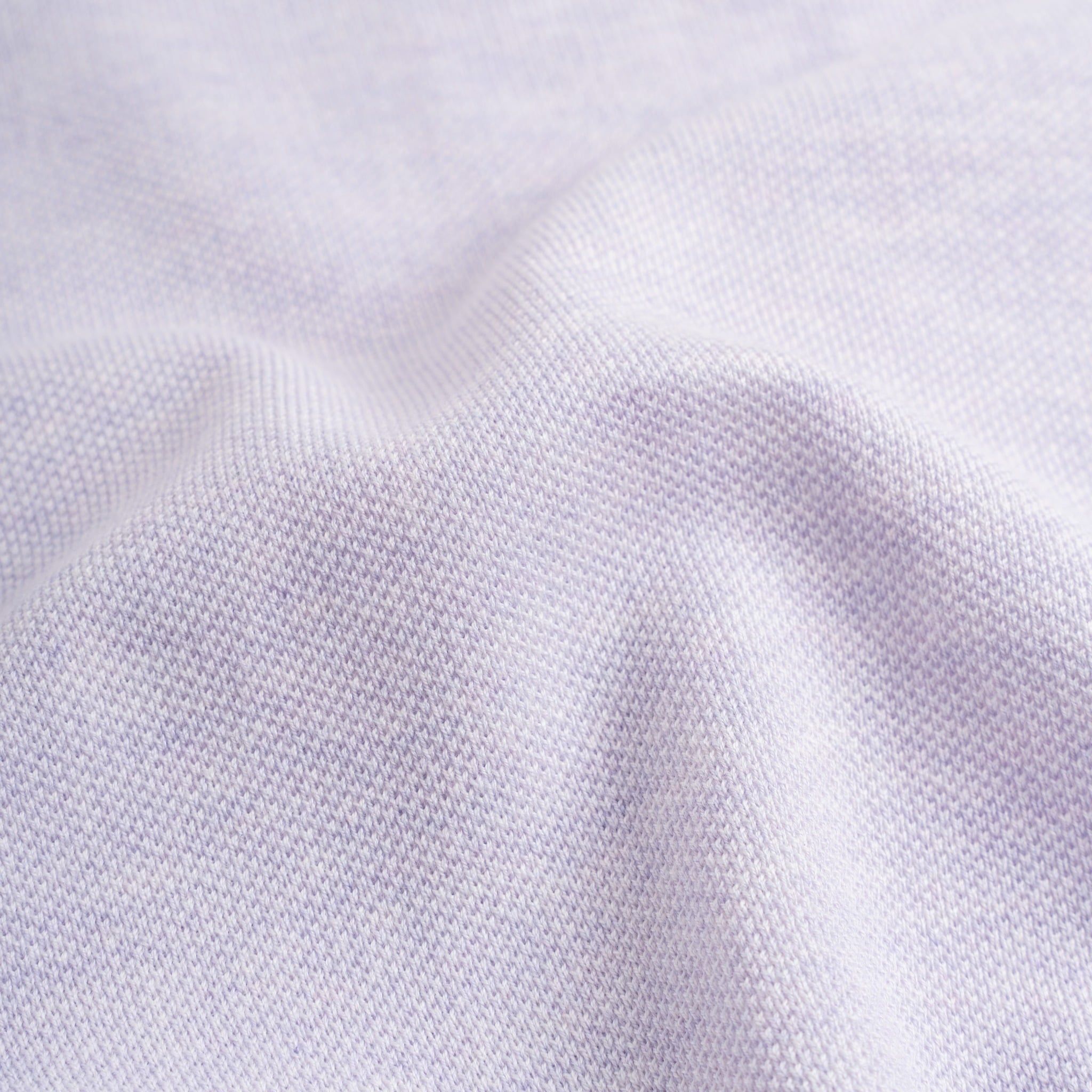 Áo Polo Dệt Kim By Cotton Micro Knit - Tím Nhạt
