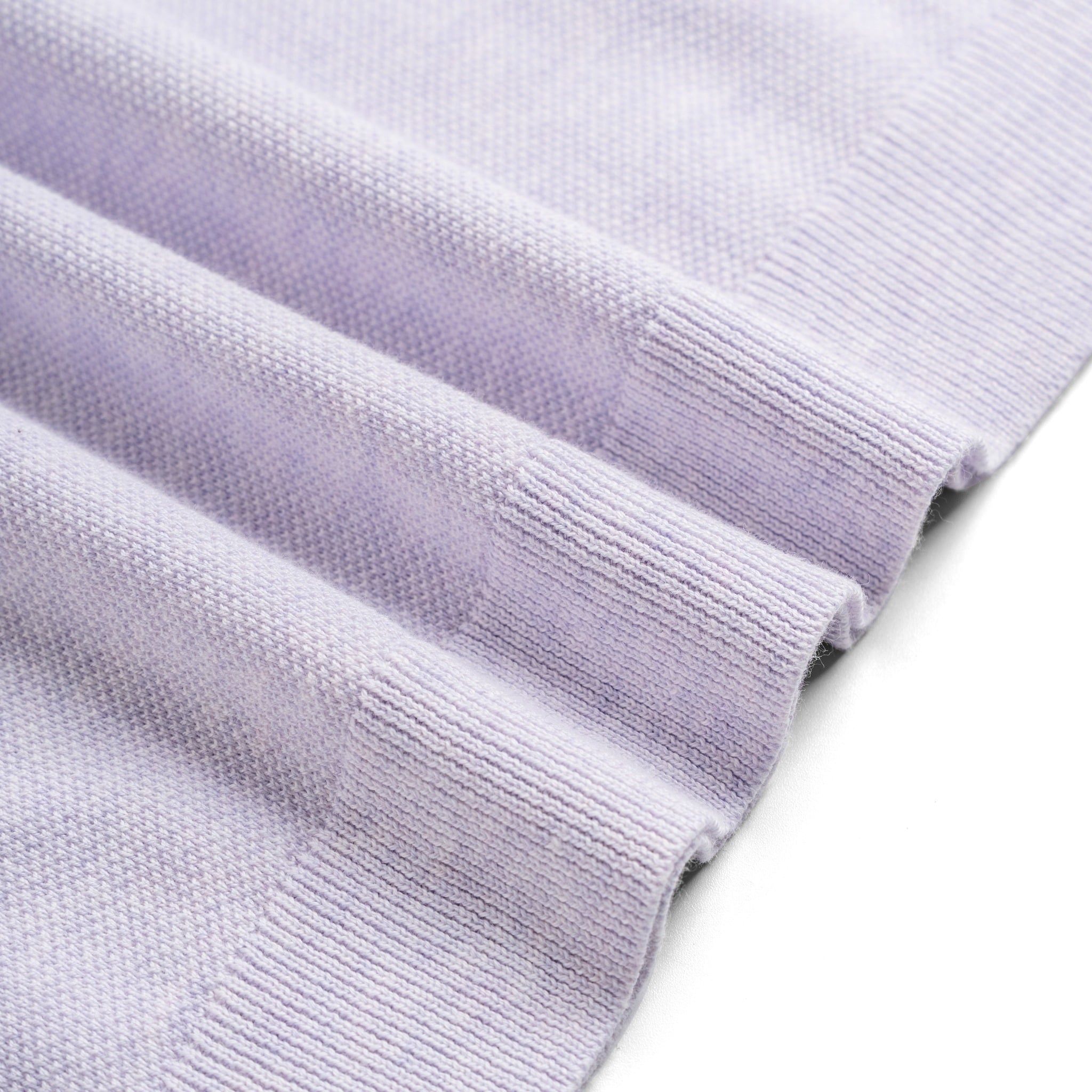 Áo Polo Dệt Kim By Cotton Micro Knit - Tím Nhạt