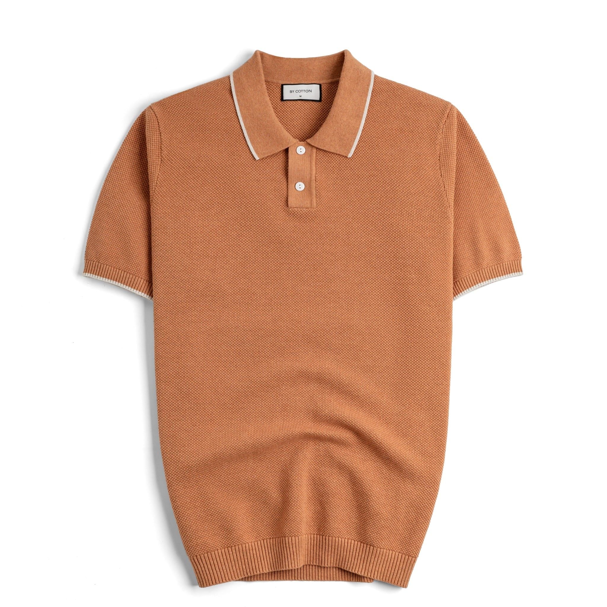 Áo Polo Nam Dệt Kim By Cotton Melange SS2