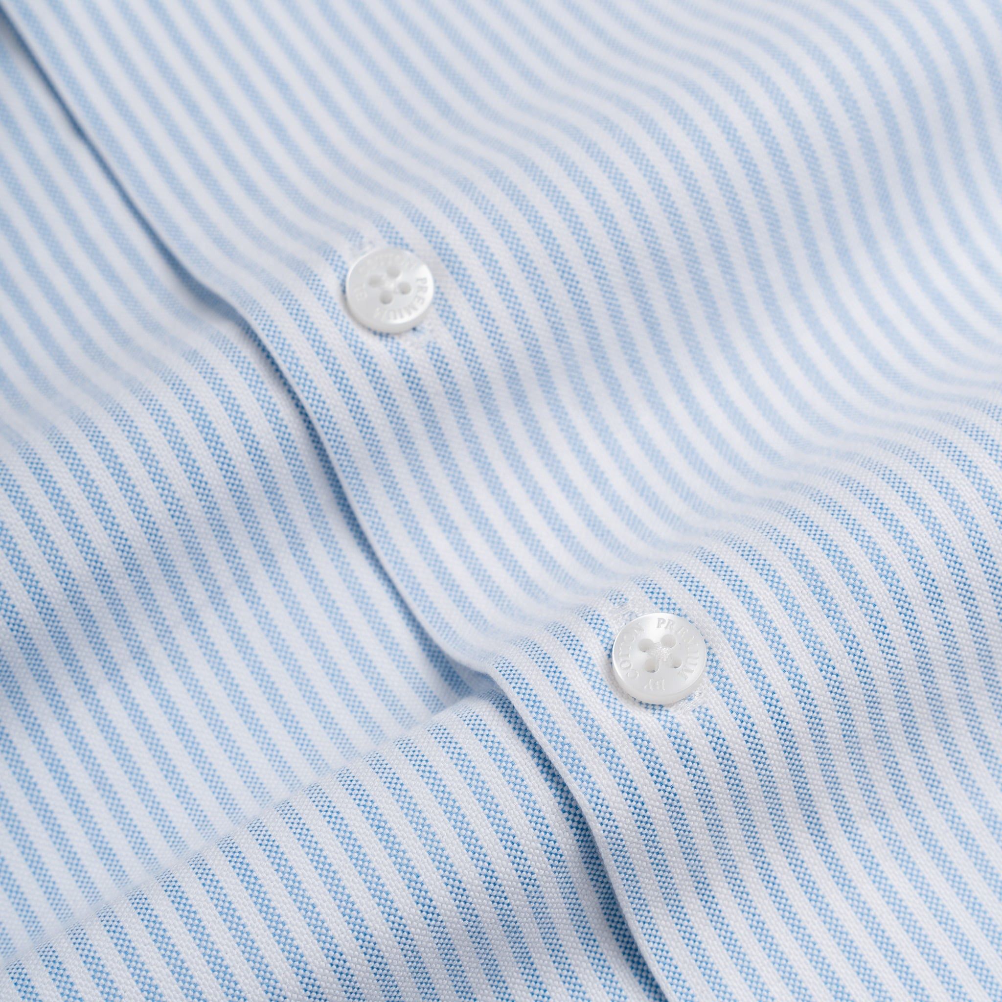 Áo Sơ Mi Nam By Cotton Oxford - Sọc Xanh Trắng