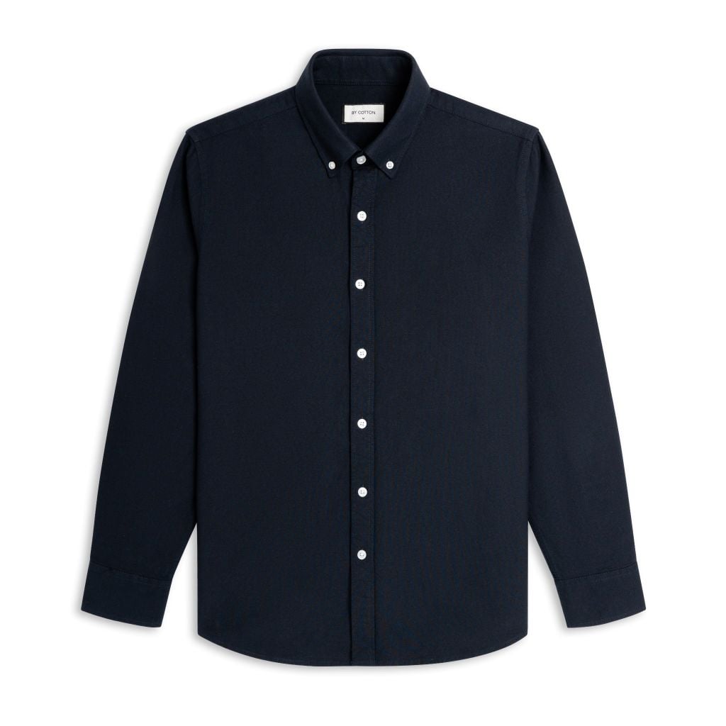 Áo Sơ Mi Nam By Cotton Oxford Xanh Đen