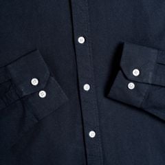 Áo Sơ Mi Nam By Cotton Oxford Xanh Đen