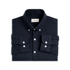 Áo Sơ Mi Nam By Cotton Oxford Xanh Đen
