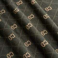 Áo Polo Nam Dệt Kim By Cotton Monogram - Xanh Rêu