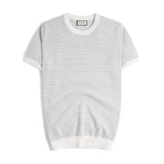 Áo Thun Dệt Kim Knit Sọc Nhuyễn