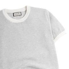 Áo Thun Dệt Kim Knit Sọc Nhuyễn