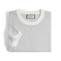 Áo Thun Dệt Kim Knit Sọc Nhuyễn