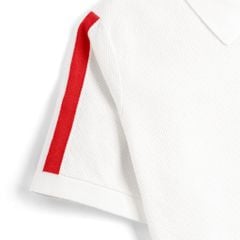 Áo Polo Dệt Kim By Cotton Phối Logo Sọc Vai SS2