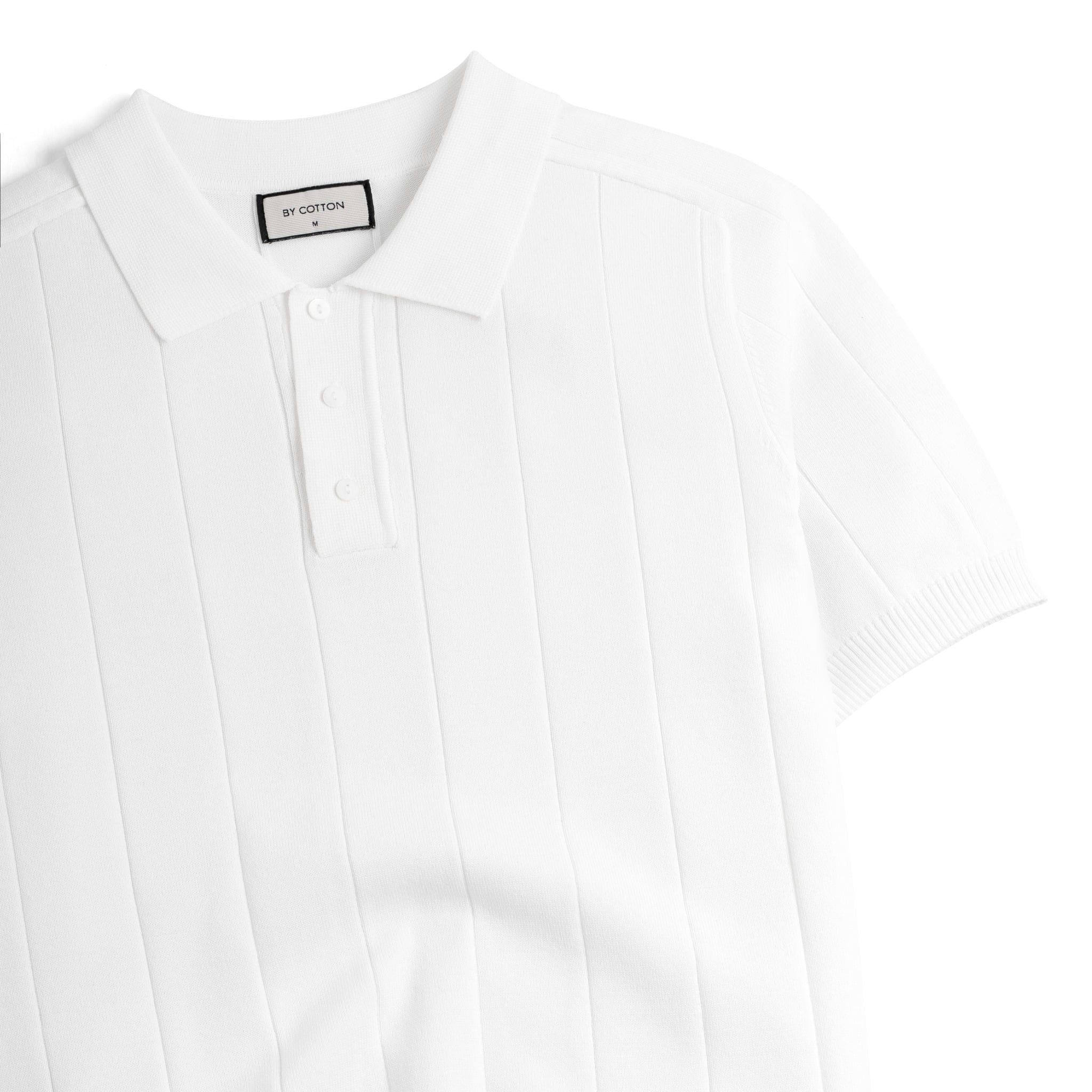 Áo Polo Dệt Kim By Cotton Gân