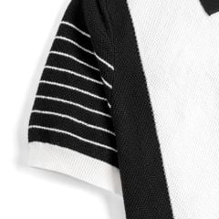 Áo Polo Dệt Kim By Cotton Phối Sọc SS2