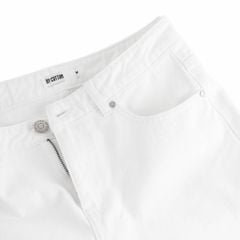 Quần Jeans Dài By Cotton - Carrot Fit SS1 - Trắng