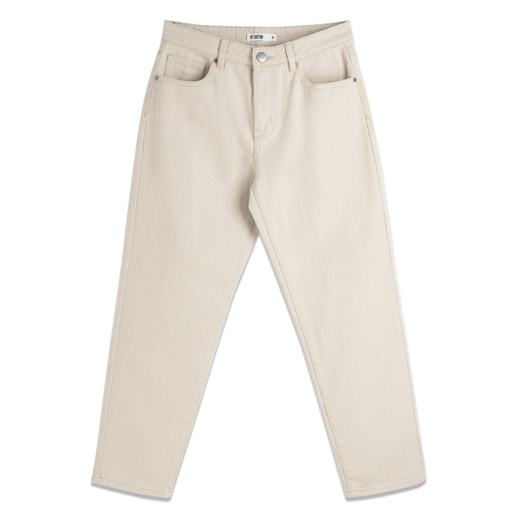 Quần Jeans Dài By Cotton - Carrot Fit SS1 - Be