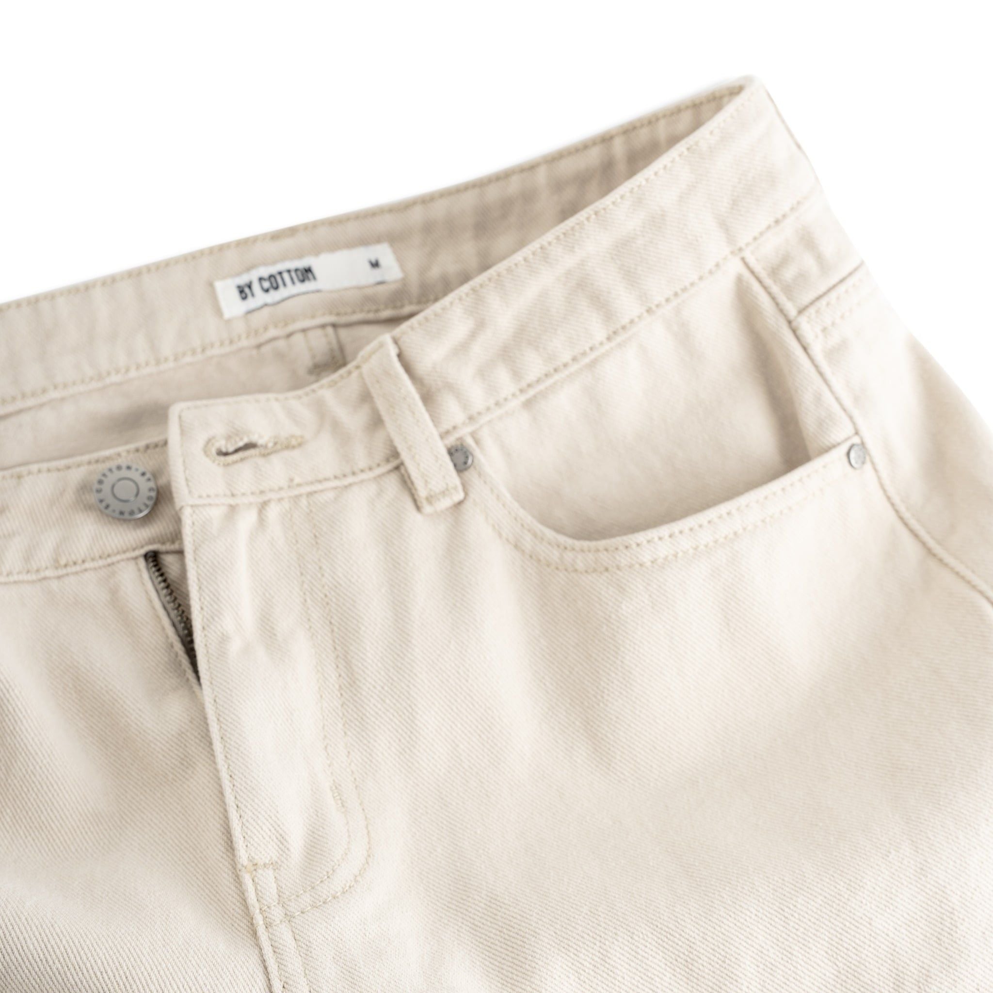 Quần Jeans Dài By Cotton - Carrot Fit SS1 - Be