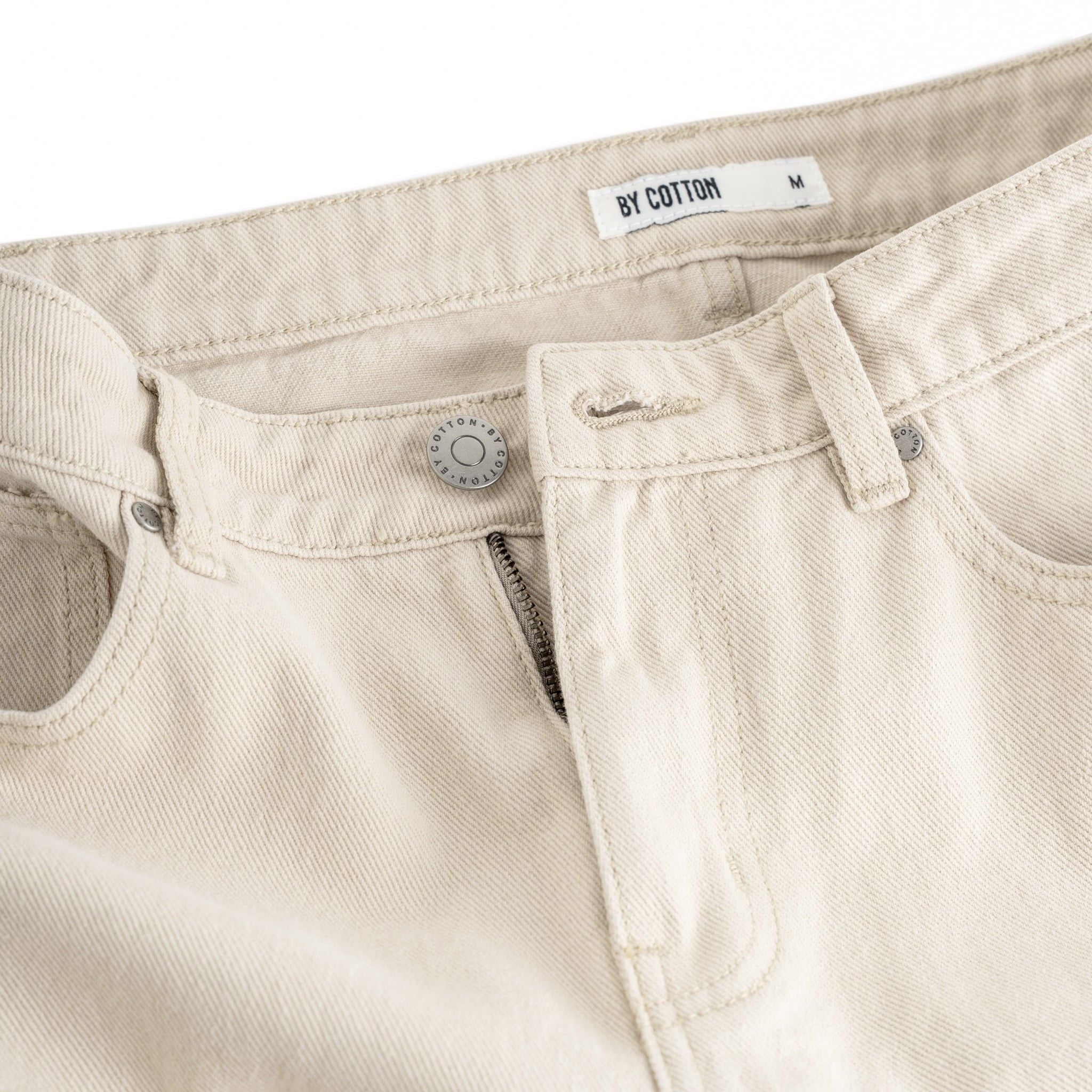 Quần Jeans Dài By Cotton - Carrot Fit SS1 - Be