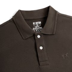 Áo Thun Polo By Cotton Basic Pique 2.0 - Nâu Đậm