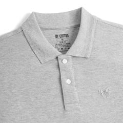 Áo Thun Polo By Cotton Basic Pique 2.0 - Xám Tiêu