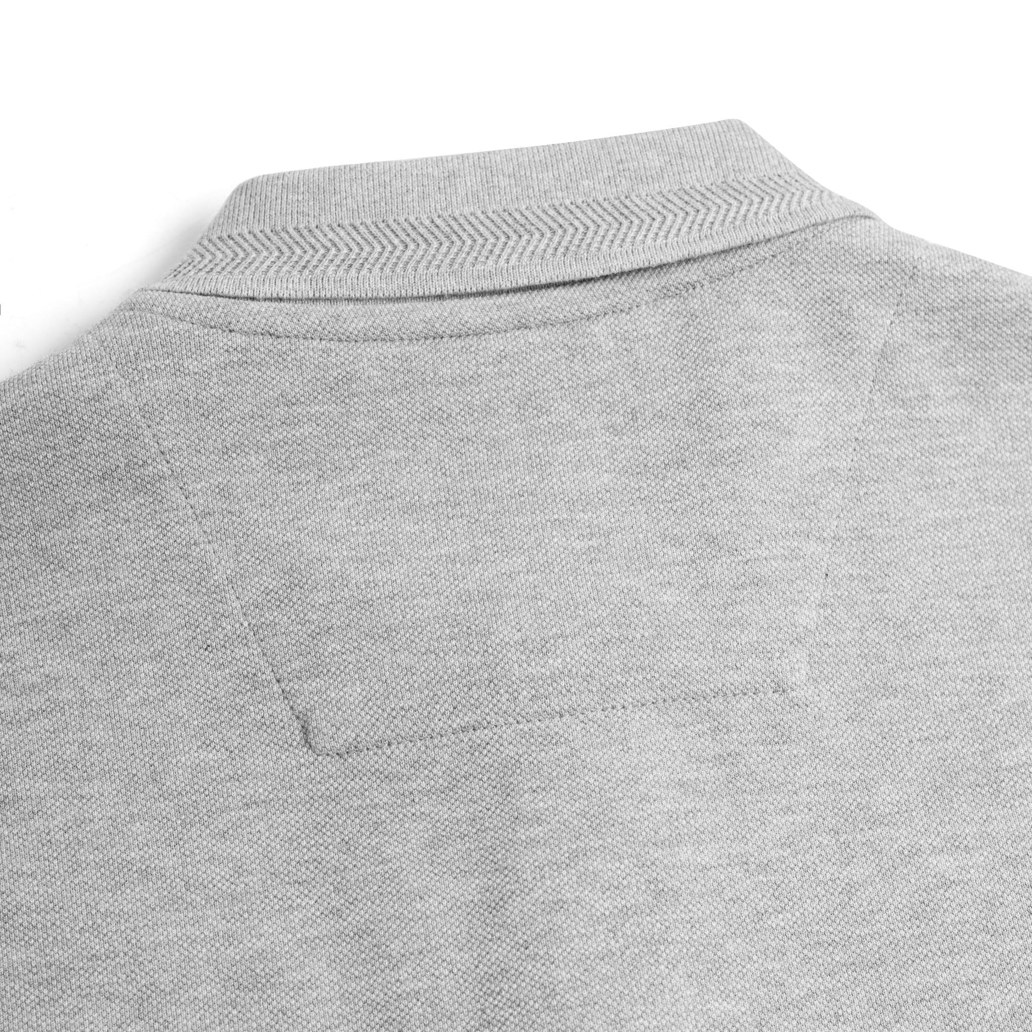Áo Thun Polo By Cotton Basic Pique 2.0 - Xám Tiêu