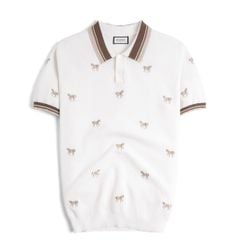 Áo Polo Dệt Kim By Cotton SS2 Thêu Ngựa