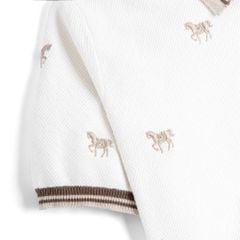 Áo Polo Dệt Kim By Cotton SS2 Thêu Ngựa