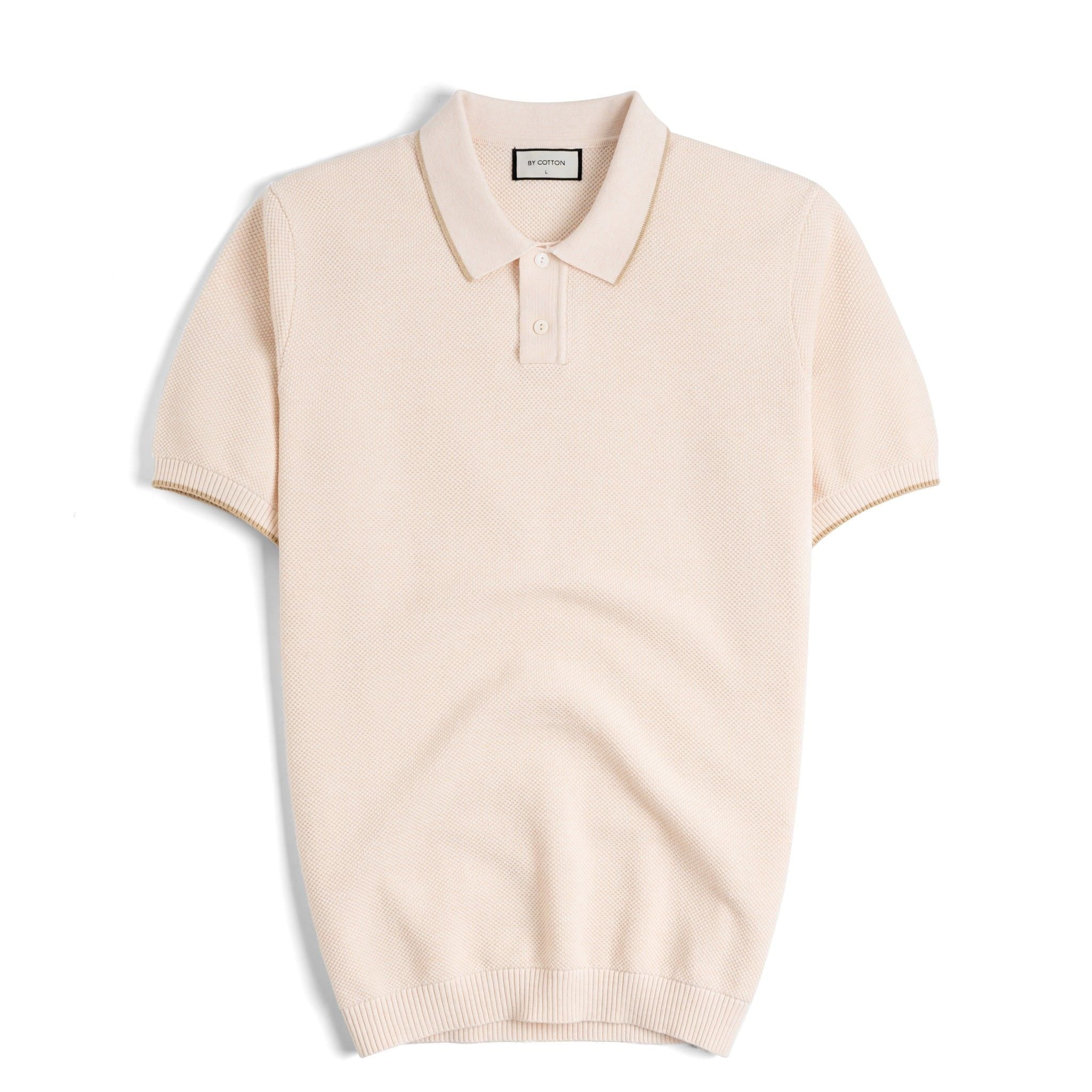 Áo Polo Nam Dệt Kim By Cotton Melange SS2