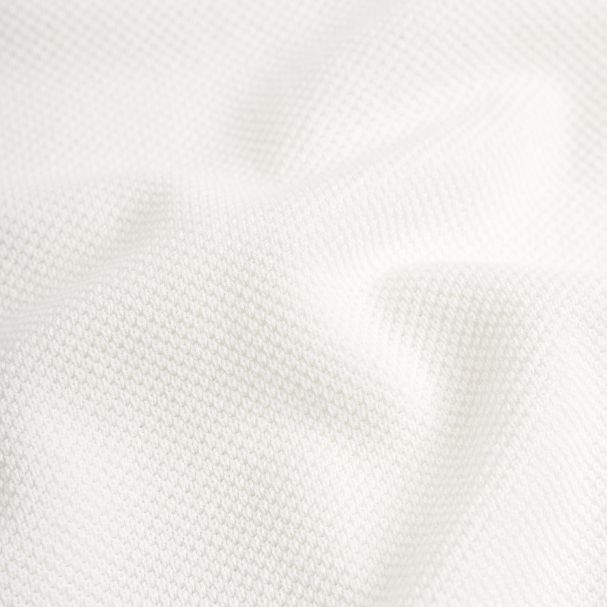 Áo Polo Dệt Kim By Cotton Melange Trắng SS2