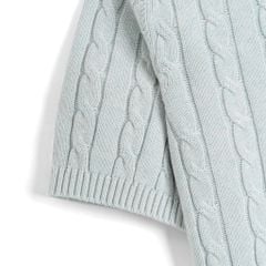 Áo Polo Dệt Kim Premium Twist- Xanh Nhạt