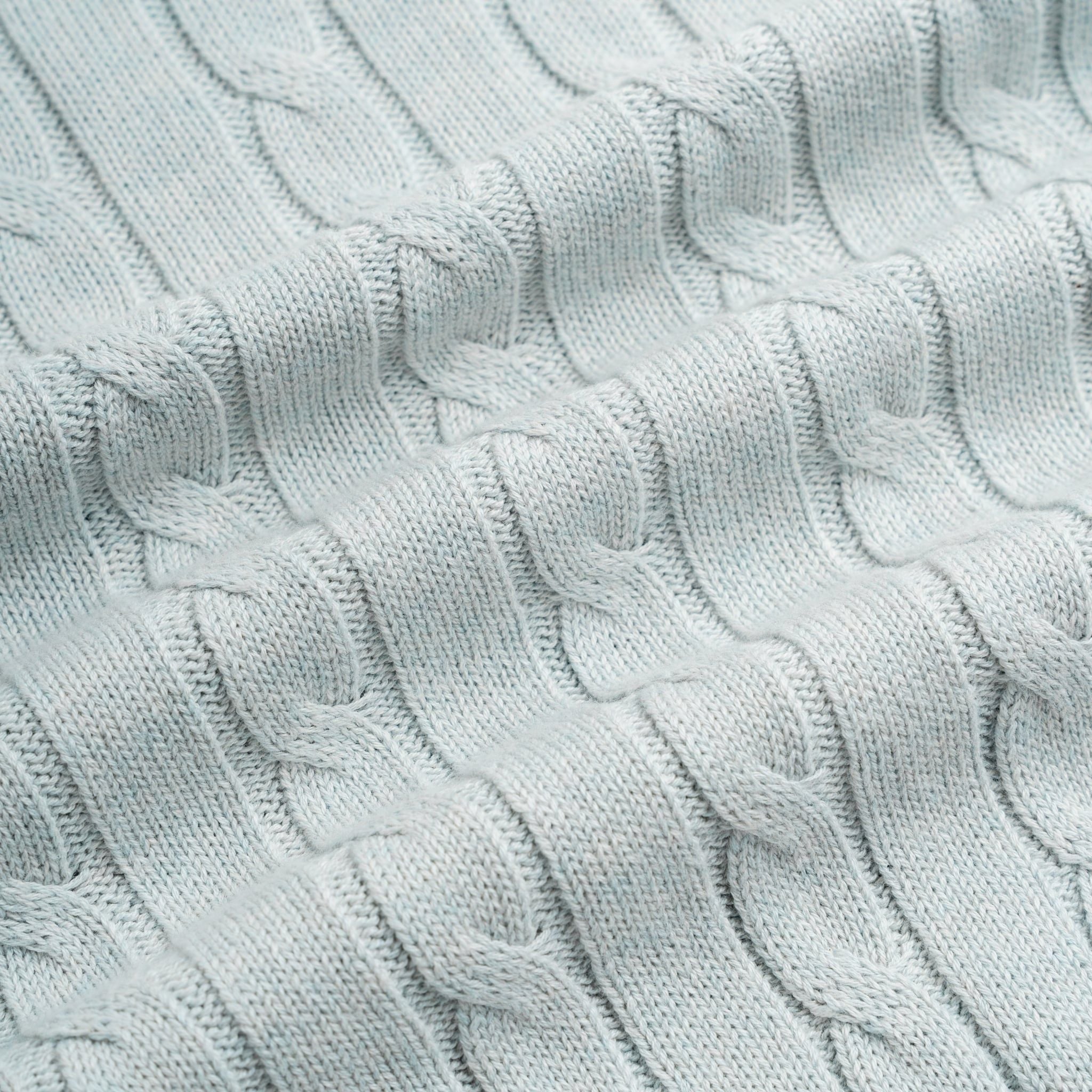 Áo Polo Dệt Kim Premium Twist- Xanh Nhạt